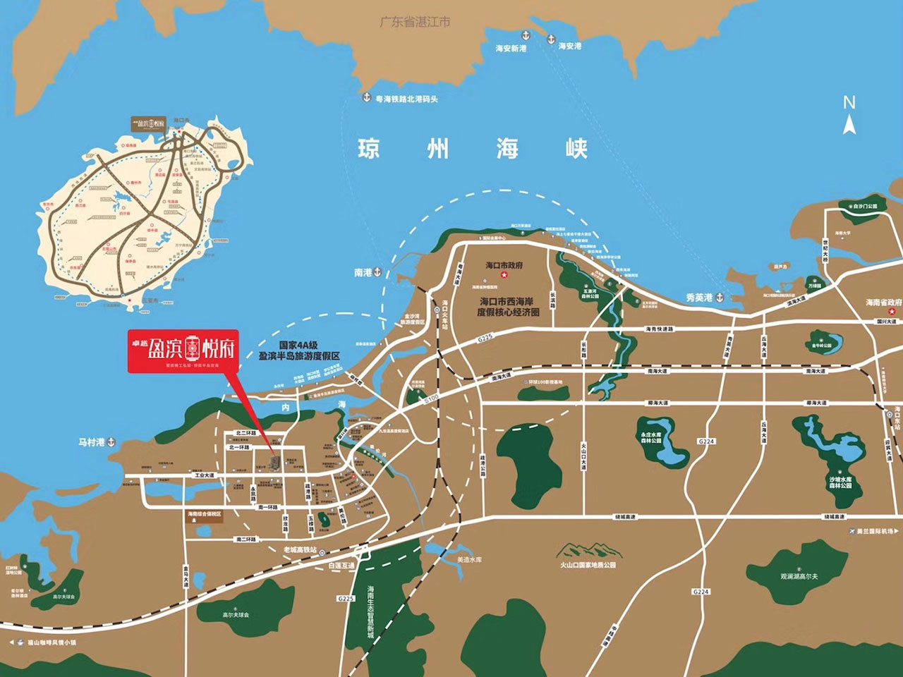 区位图
