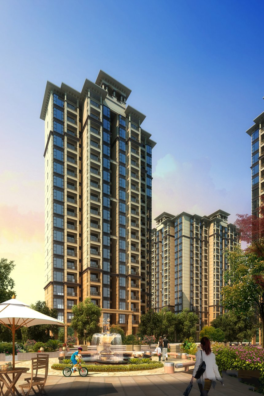 菏建海景湾 效果图1