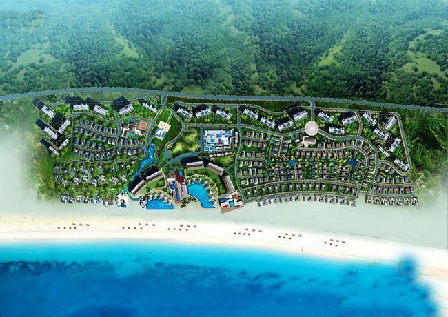 合景汀澜海岸鸟瞰图