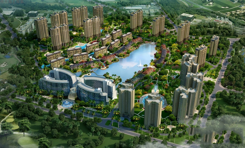 恒大海上帝景效果图  3