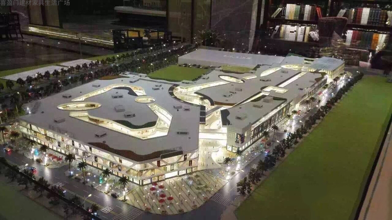 喜盈门建材家具生活广场沙盘实景图 5