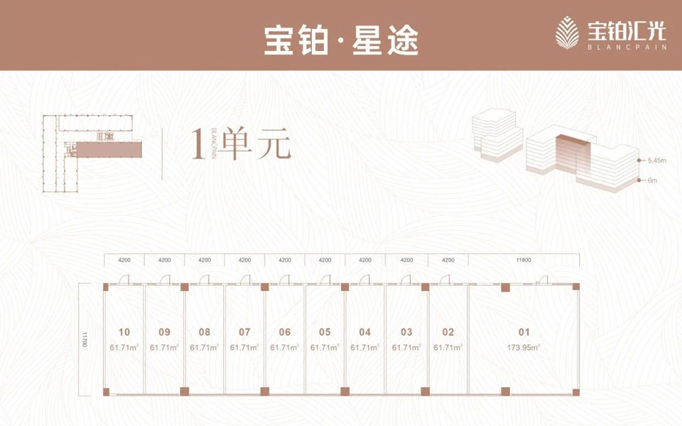1单元平面图